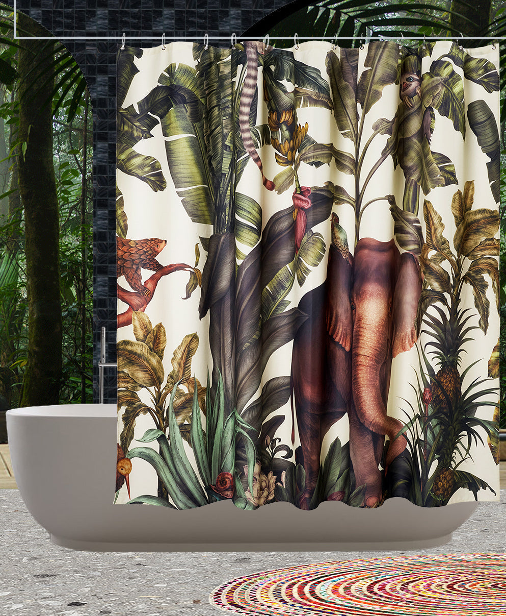Animal Kingdom Shower Curtain by Karina Eibatova – ZigZagZurich