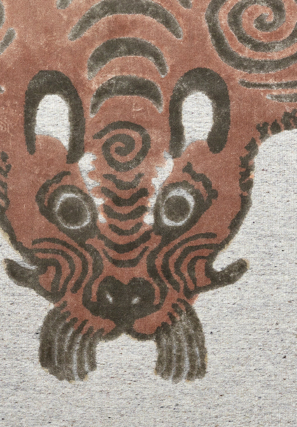 Rugs and Carpet "Bengali" Burnt Orange by Probst & Rondelli ZigZagZurich