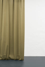 Blackout Curtains Twill Weave in Green Color