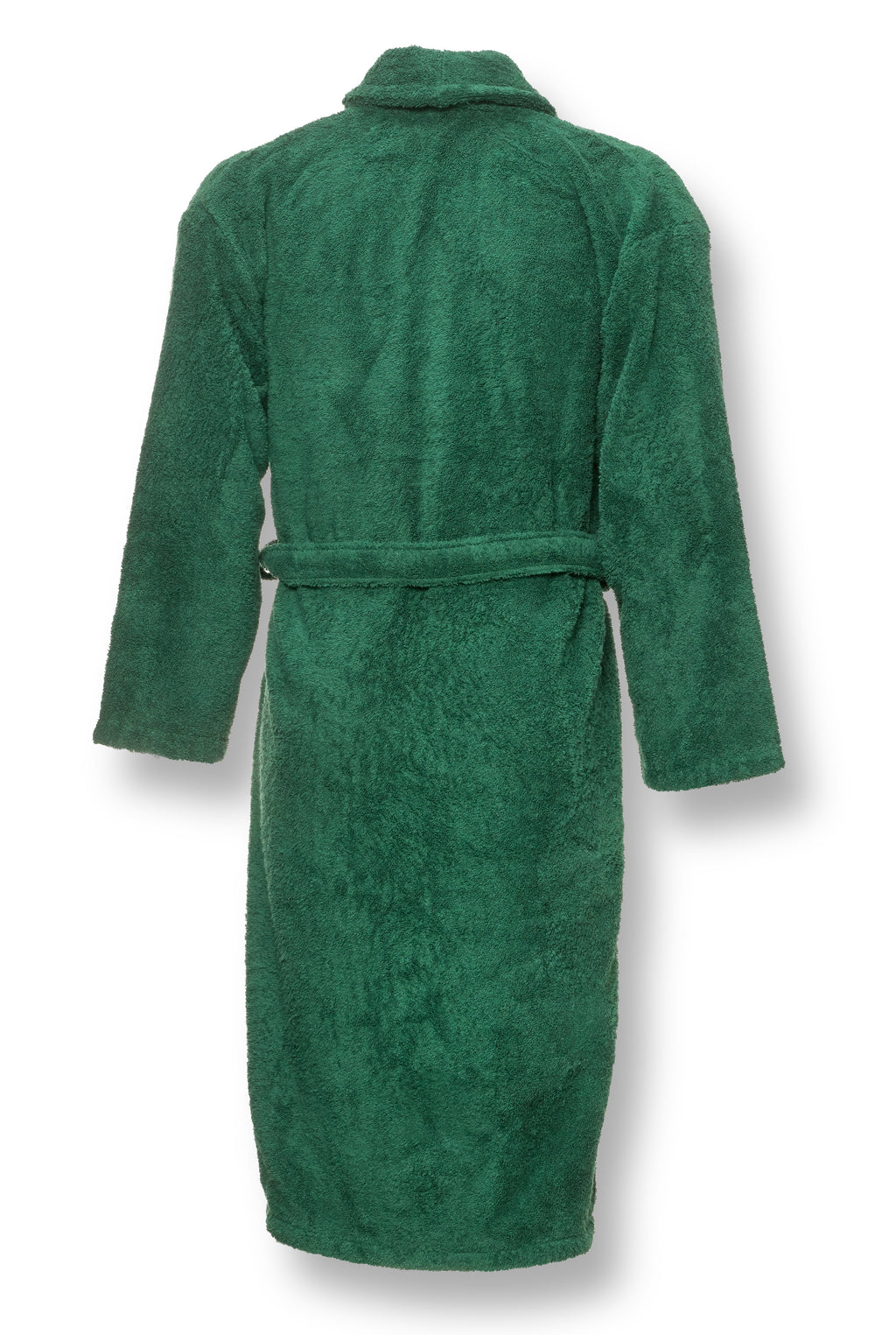 Luxury Cotton Bathrobe "Terry" in Emerald Green Color ZigZagZurich