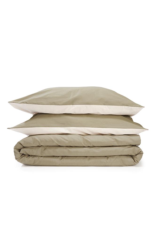 Parure de lit unie 1000 fils 100 % coton égyptien, taille