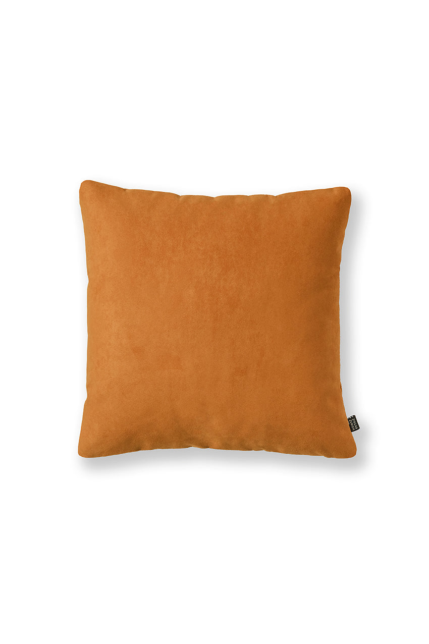 Veloursleder Kissen Farbe Orange – ZigZagZurich