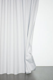 Blackout Curtains (Double Sided Linen Weave ) in White Colour