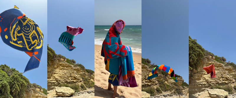 NOUVELLE COLLECTION SERVIETTES DE PLAGE DE L'ARTISTE 2024