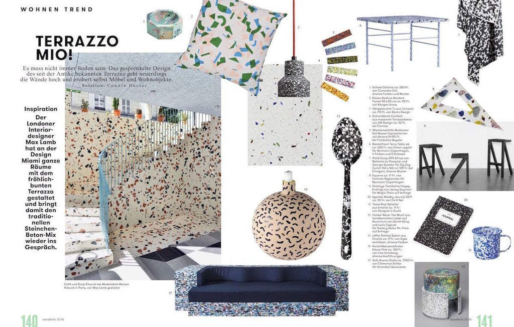 Annabelle Magazine x ZigZagZurich - Terrazzo Time