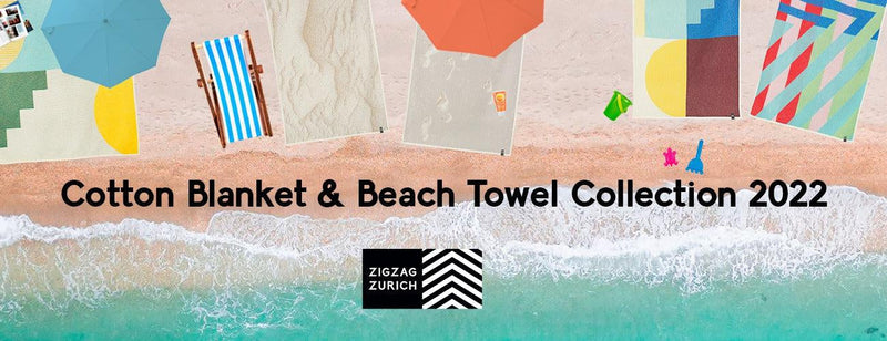 Collection de couvertures et serviettes de plage en coton d'artiste 2022