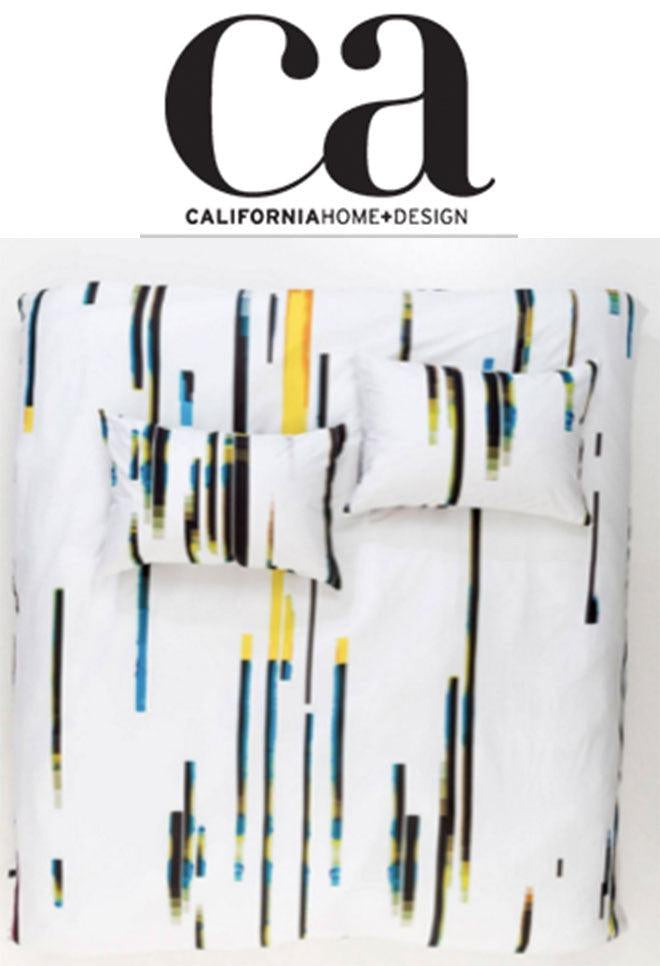 California Home+Design - Product of the Day: Glitch Designer Duvet Cover and Pillows
