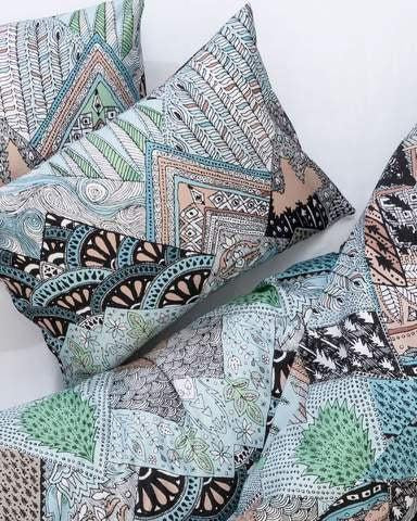 Chesa Flurina Artist Bedding by Pol Kip, A Taste of The Swiss Alps