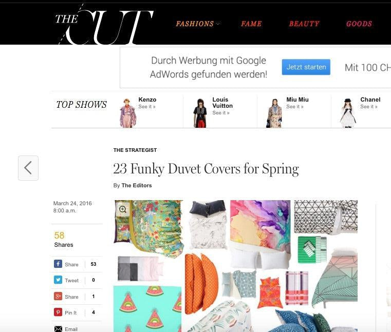 NY Mag 23 Funky Duvet Covers for Spring x ZigZagZurich