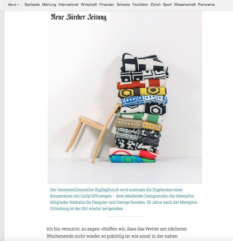 NZZ Review of ZigZagZurich
