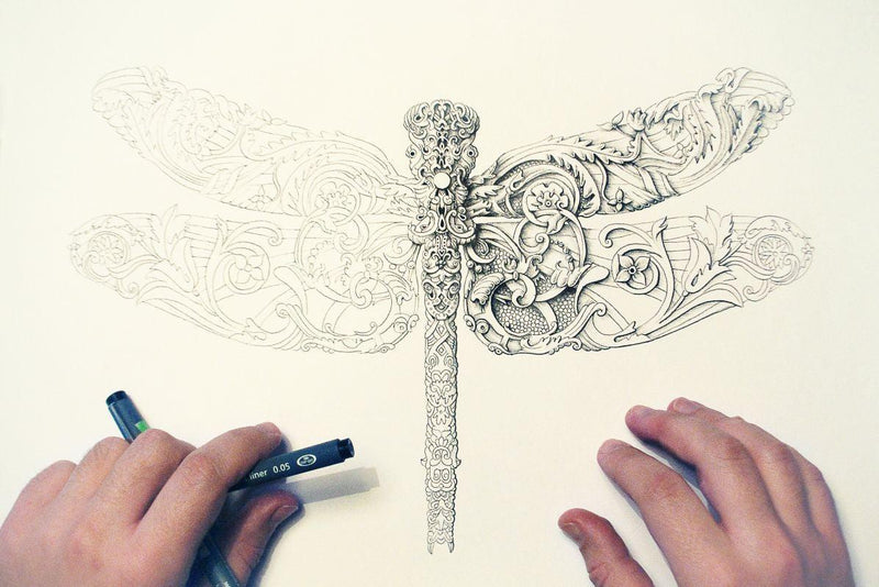 The Birth of the Dragonfly – From Paper to Luxury Blankets by Alex Konahin