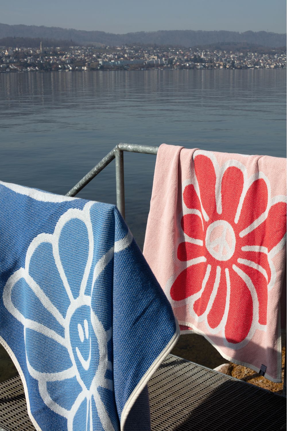 Cotton Beach Towel & Mini Blanket “Peace” by Jody Barton