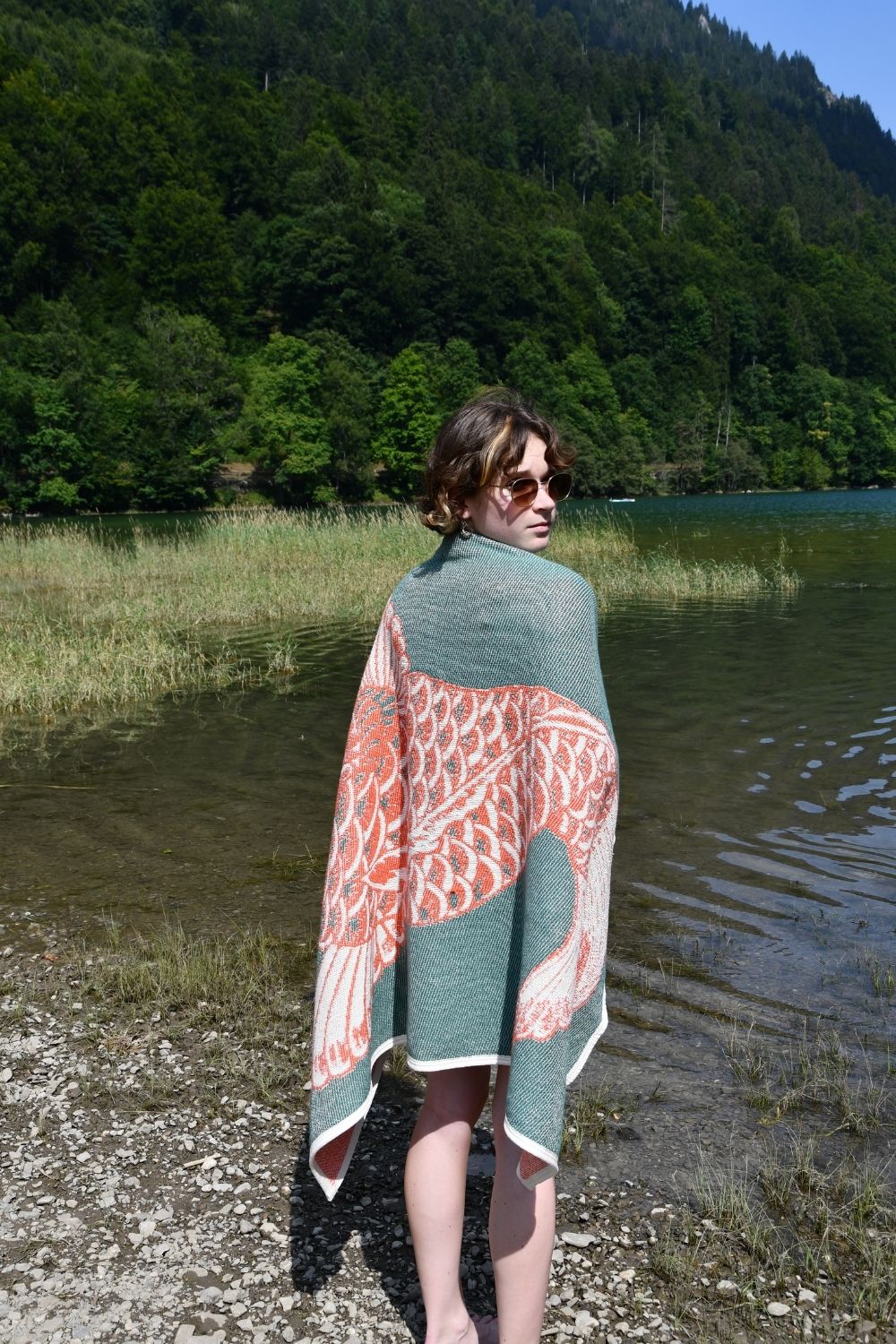Cotton Beach Towel or Mini Blanket 