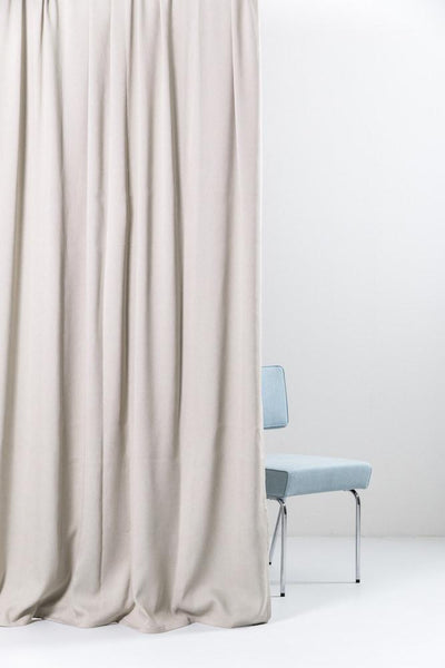 Blackout Curtains (Mat Satin Weave) in Sand Color