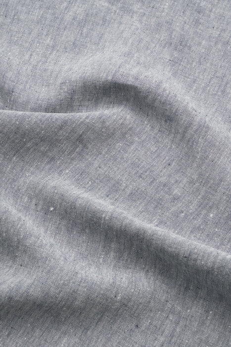 Linen Bedding Melange in Blue Color