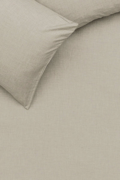 Cashmere Cotton Bedding in Beige Color
