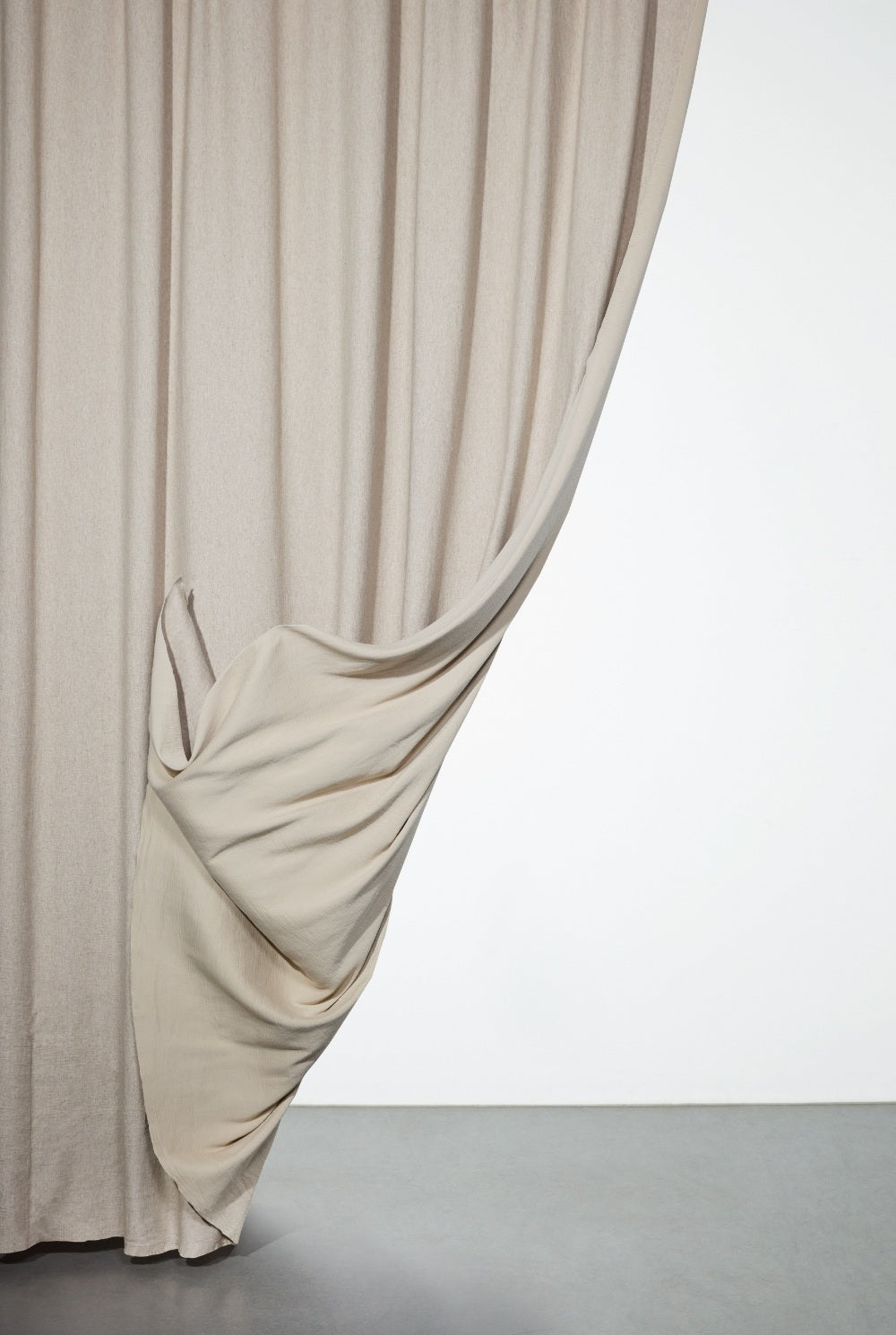 Cashmere Baumwoll Vorhang in Beige – ZigZagZurich