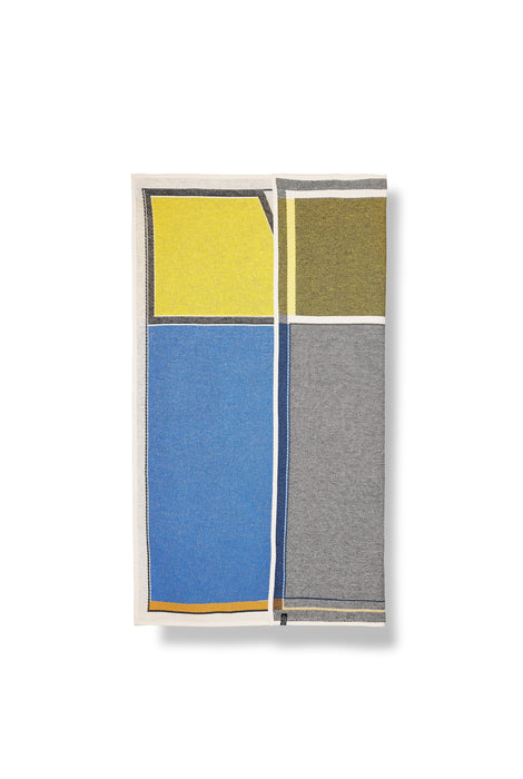 Cotton Blanket "Too Blue" by Emily Nam