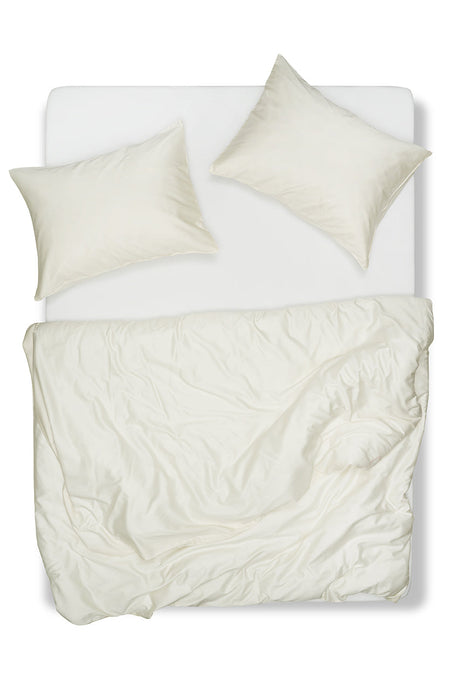 Egyptian Cotton Sateen Bedding in Cream Color