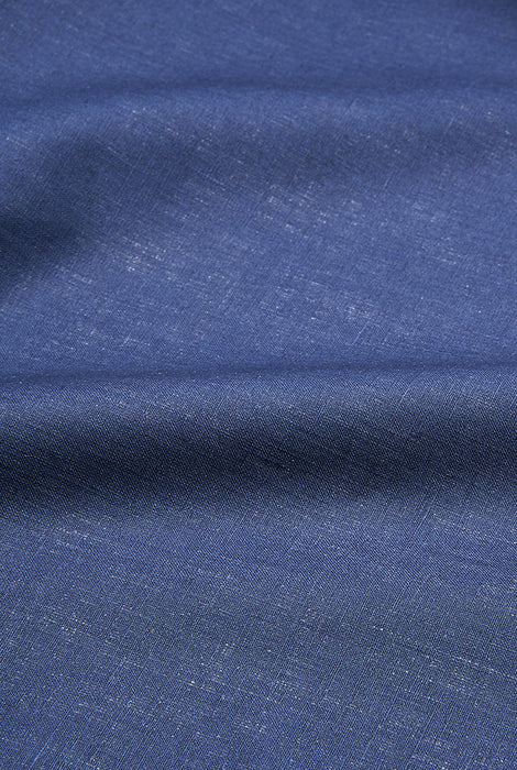 Linen Shower Curtain in Denim Blue in 4 Sizes