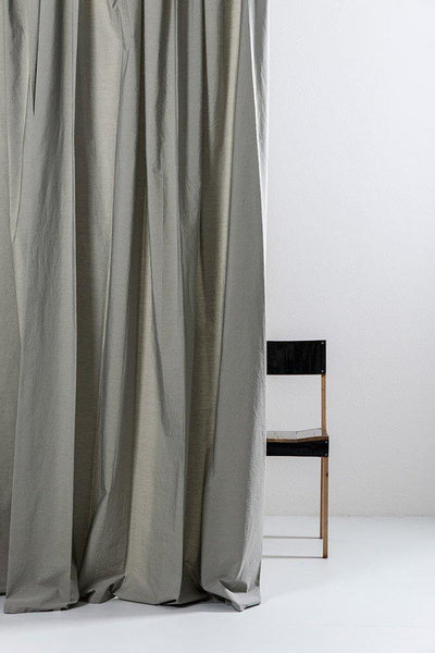 Egyptian Cotton Curtains in Sage Color