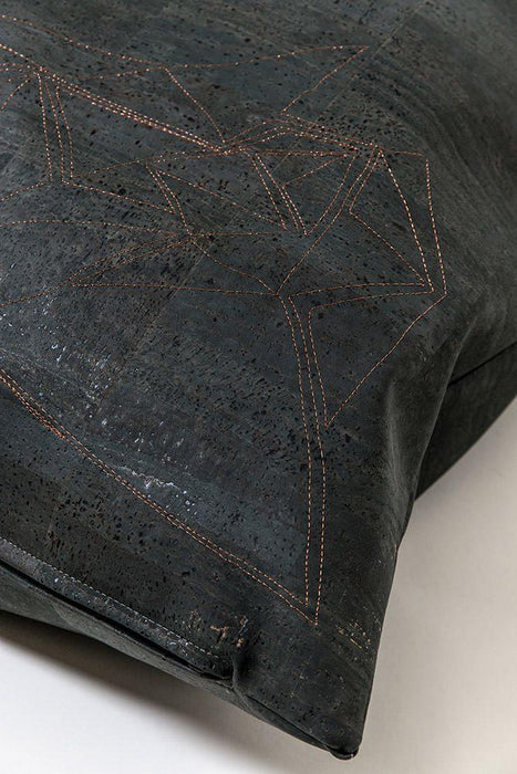Cork Pillows and Cushions Hand Embroidered by Carmen Boog