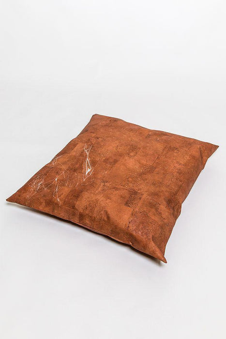 Cork Pillows and Cushions Hand Embroidered by Carmen Boog