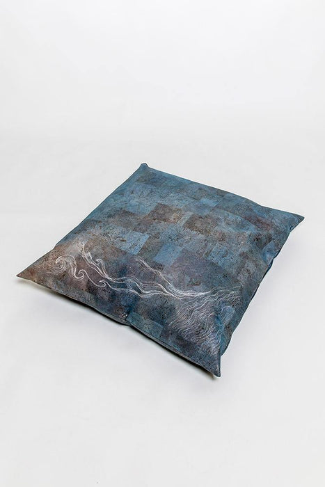 Cork Pillows and Cushions Hand Embroidered by Carmen Boog