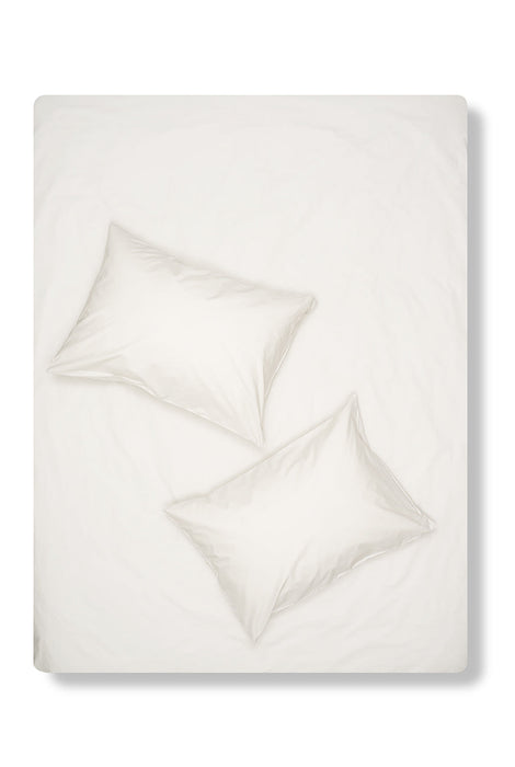 Pima Cotton Percale Bedding in Light Grey Color