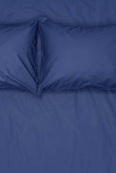 Pima Baumwoll Perkal Bettwäsche in Marineblau