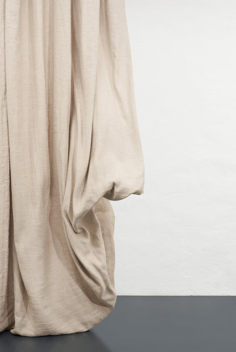 Heavy Linen Curtains "Maximus" in Beige Color