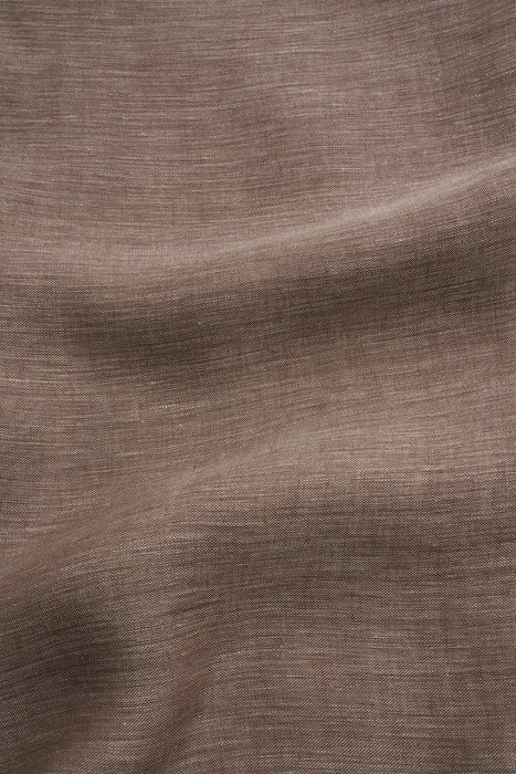 Linen Curtains in Mocha Brown Color