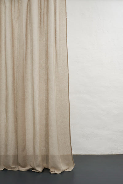 Leinenvorhang in Natürlich Flachs - 100% Master of Linen™