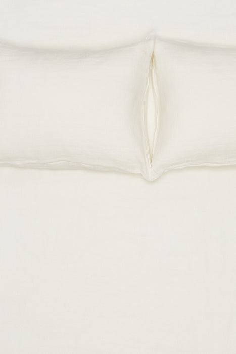 Linen Bedding Panama in Natural White Color