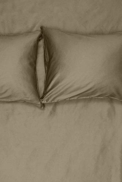 "Olive" Literie en Sateen de Coton Egyptien