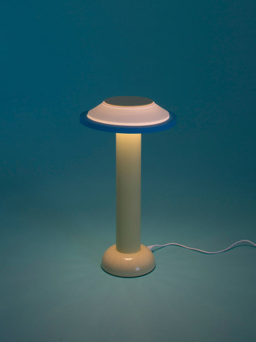 Portable Lamp "PL 2.01" by SOWDEN in Yellow White Blue Color