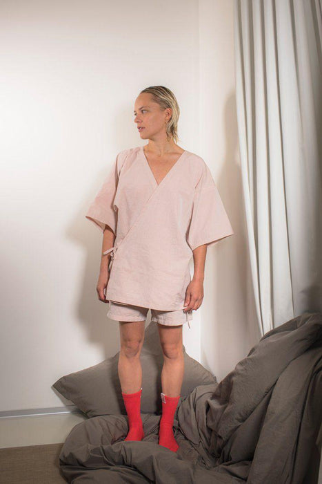 Kimono Pyjama "Rose" Egyptian Cotton