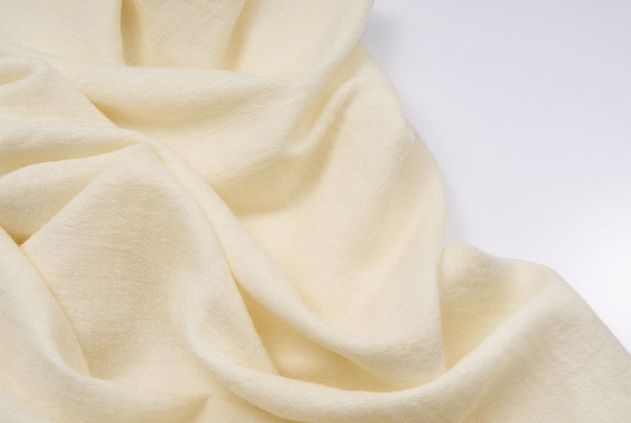 Recycled Wool Curtains Mid-Weight in Natural White Colour