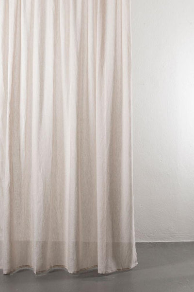 Linen Curtains in Sand Color