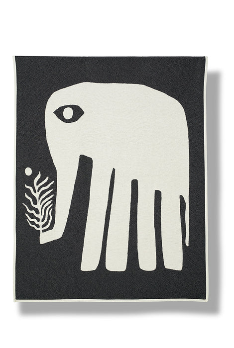 Cotton Blanket & Throw "The Elephant" by David Schmitt