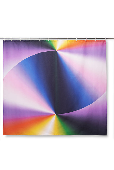 Artist Cotton Shower Curtain "Twist" by Dario Cortese