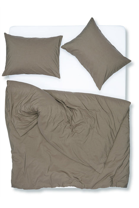 Vintage Egyptian Cotton Bedding in Bronze Color