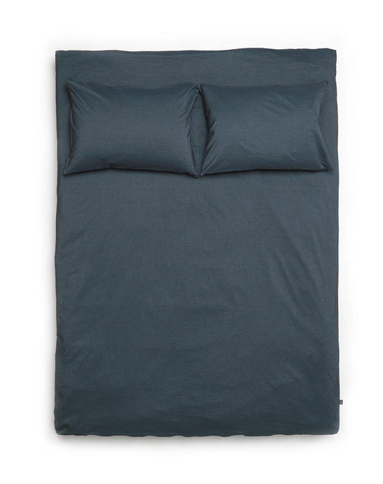 Vintage Egyptian Cotton Bedding in Denim Color