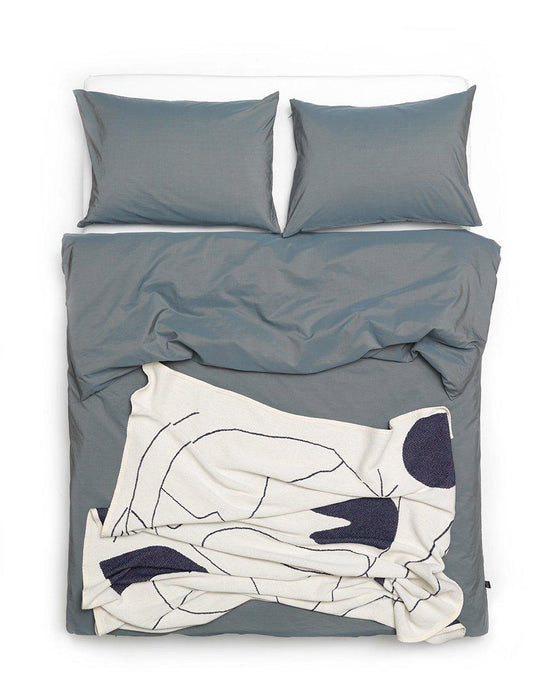 Vintage Egyptian Cotton Bedding in Nickel Color