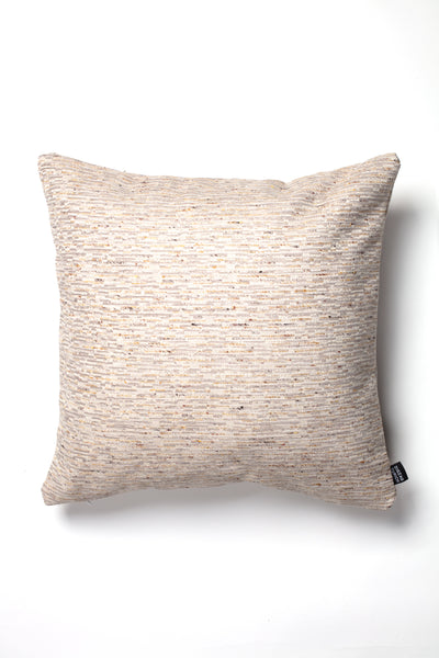 Chenille Kissen "Fossil" - Sand
