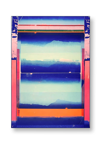 Künstlerteppich „Blue Sway“ von Angus Vasili