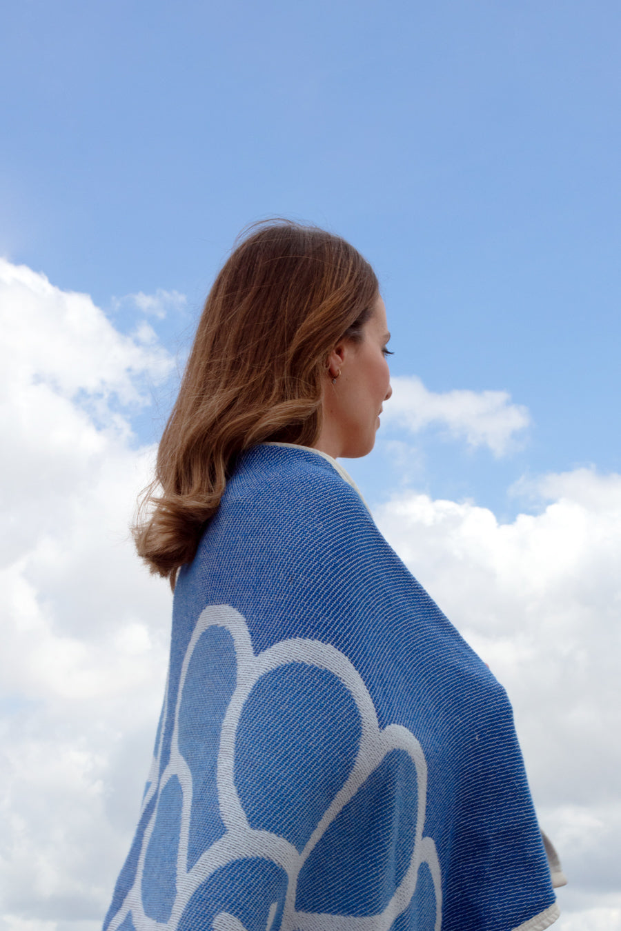 Cotton Beach Towel & Mini Blanket “Peace” by Jody Barton