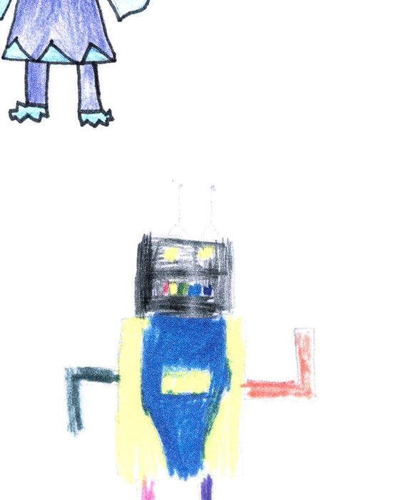 Kids Bedding "Robot Land" by Natalie Born