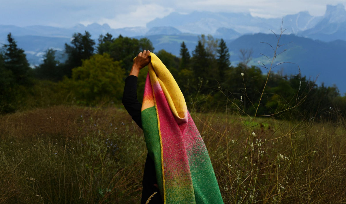 Why woven blankets offer a unique way to experience art at home