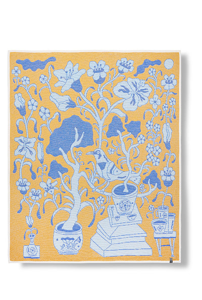 Cotton Blanket “Botanical” by Jacco Bunt-ZigZagZurich